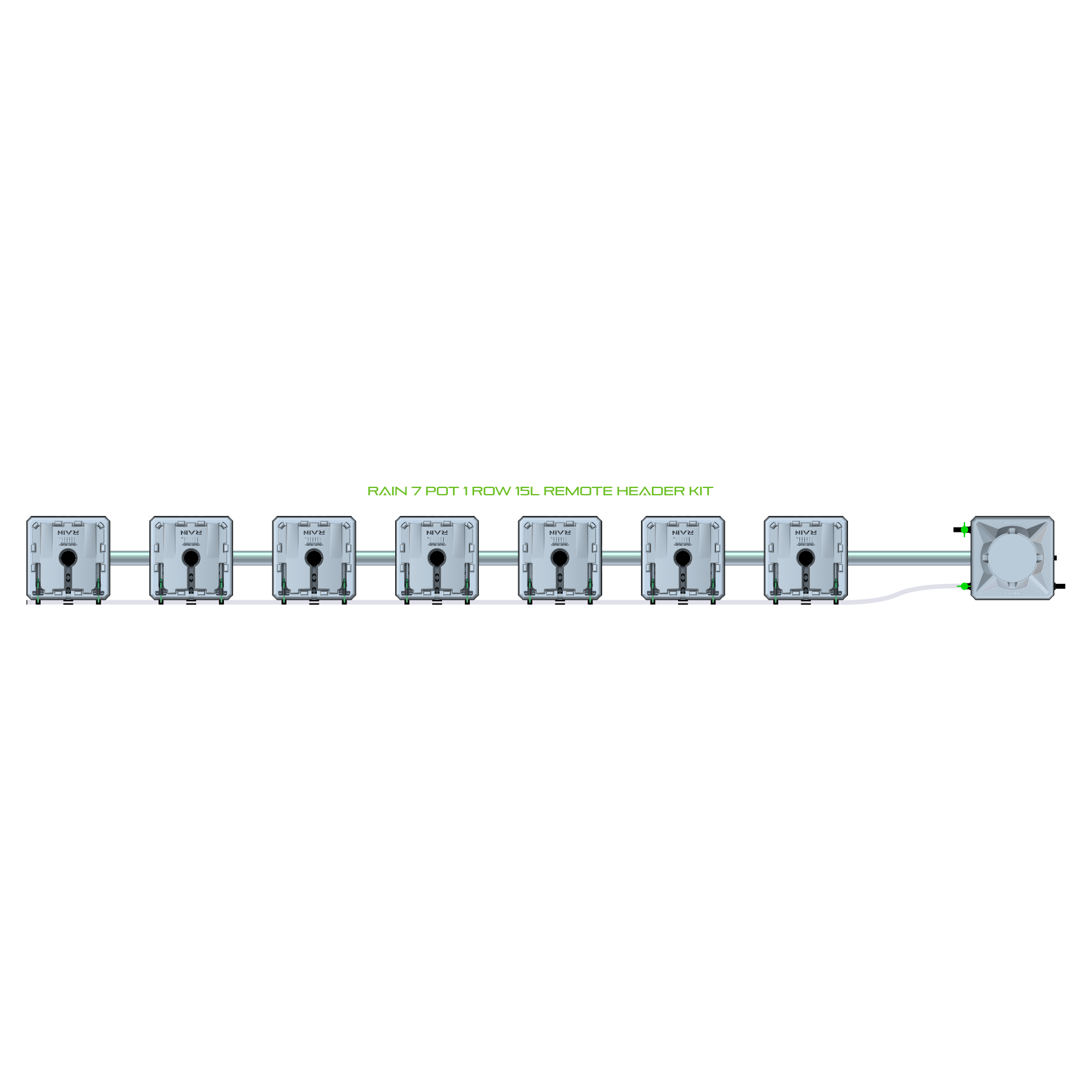 RAIN 7 Pot 1 Row Kit