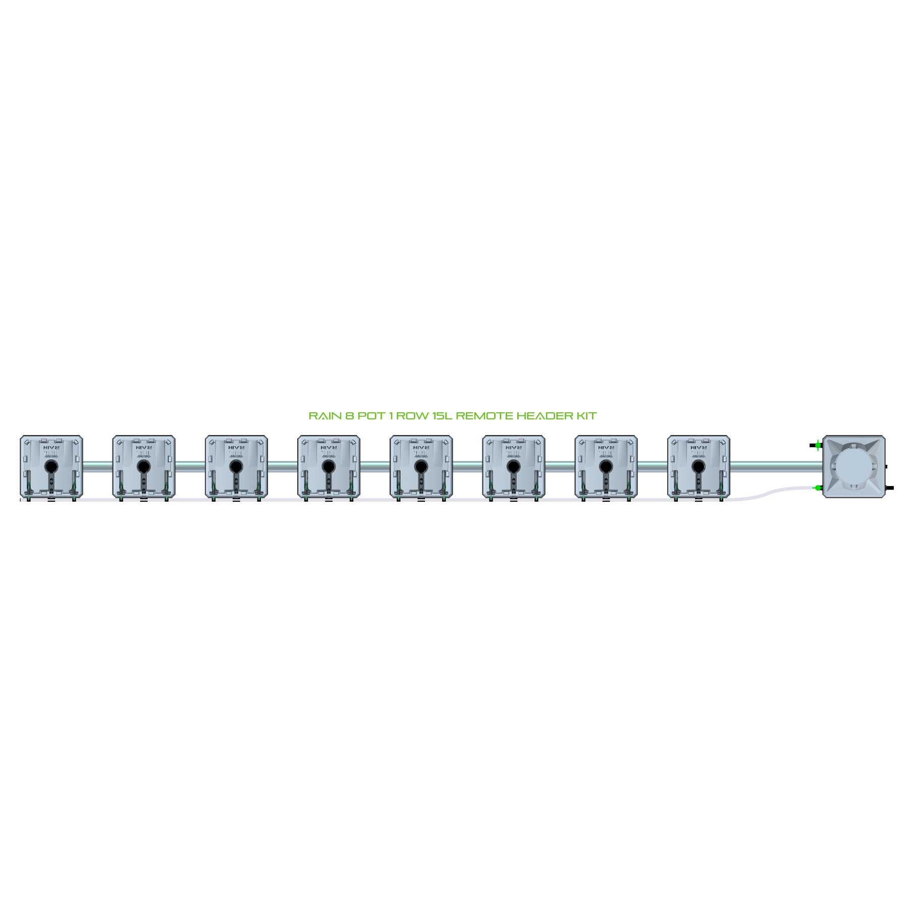 RAIN 8 Pot 1 Row Kit