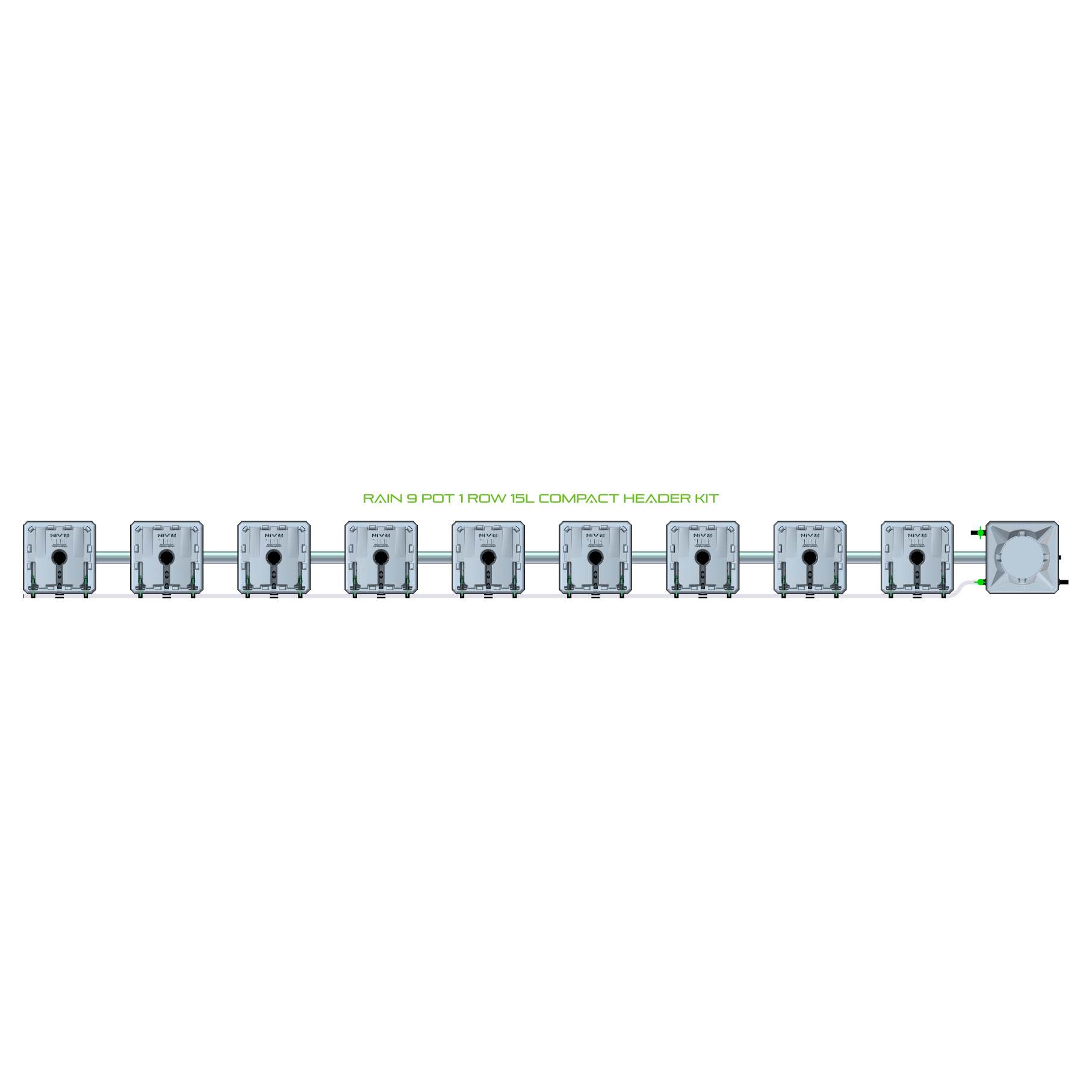 RAIN 9 Pot 1 Row Kit