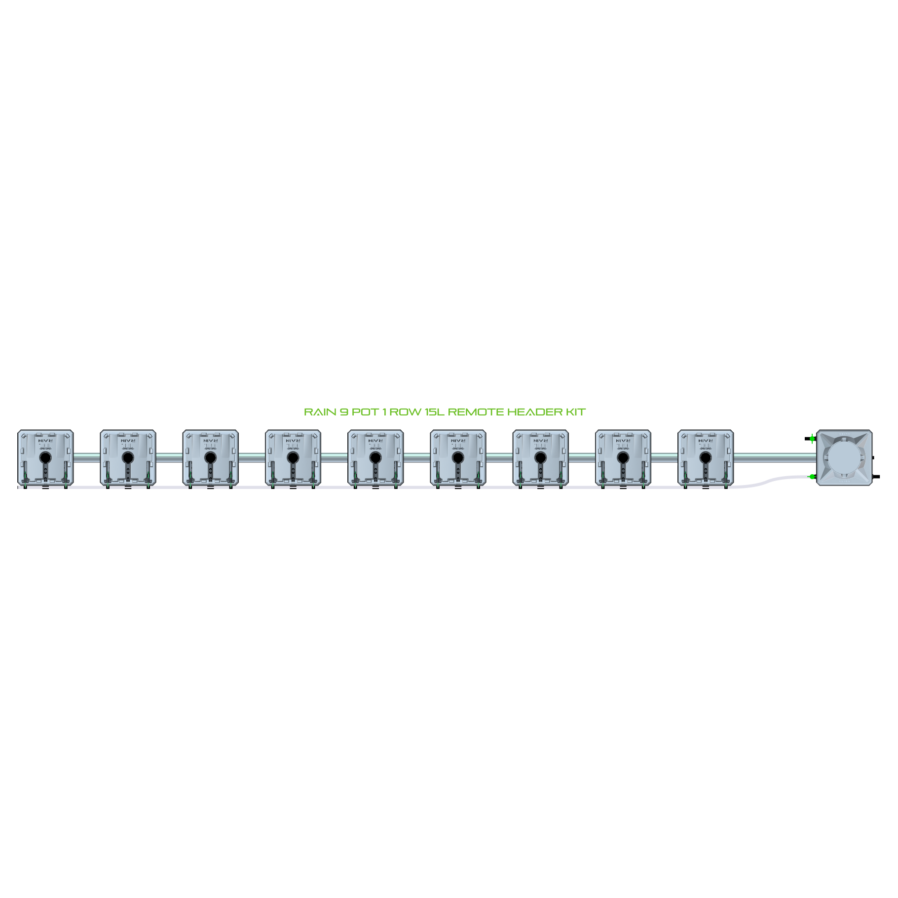 RAIN 9 Pot 1 Row Kit