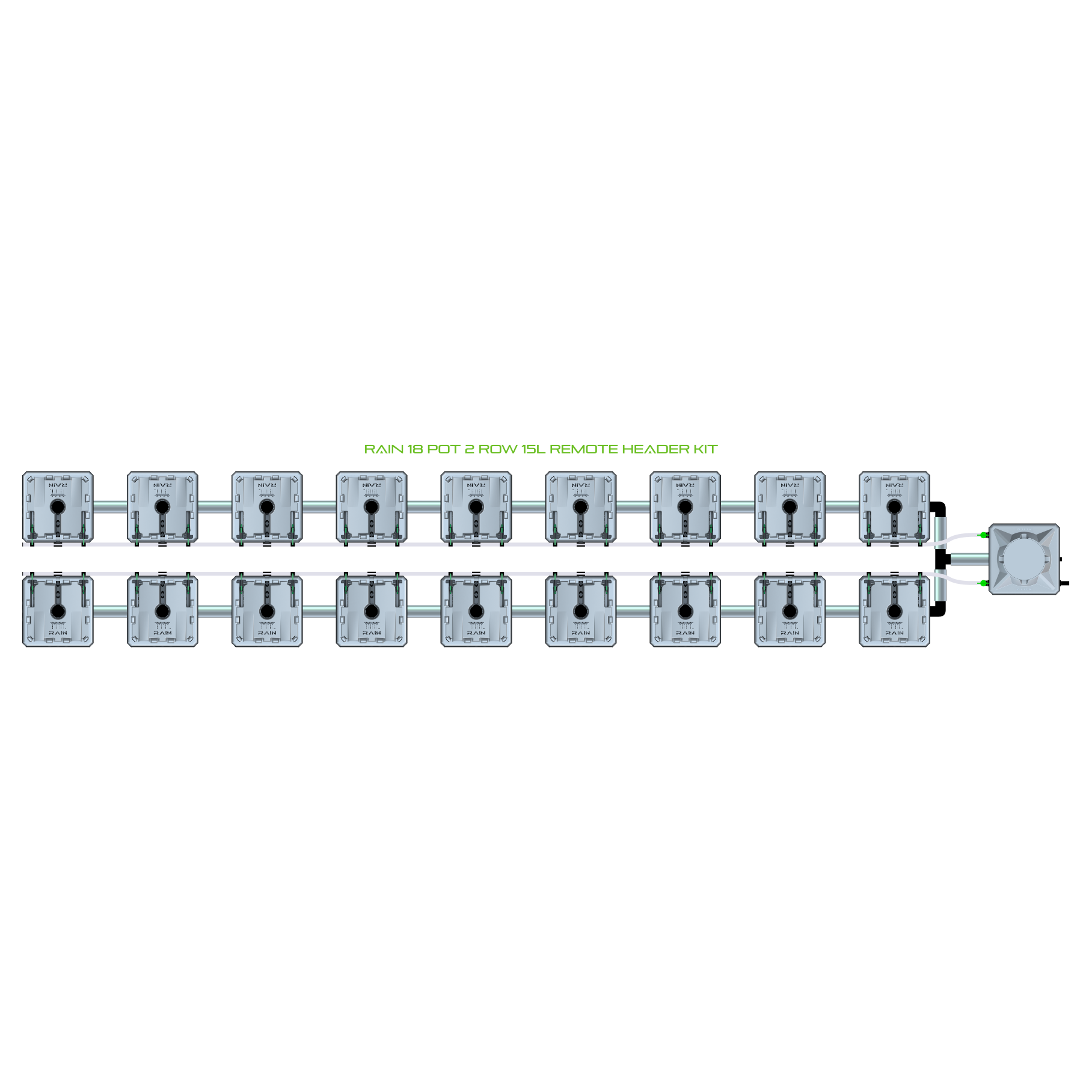RAIN 18 Pot 2 Row Kit