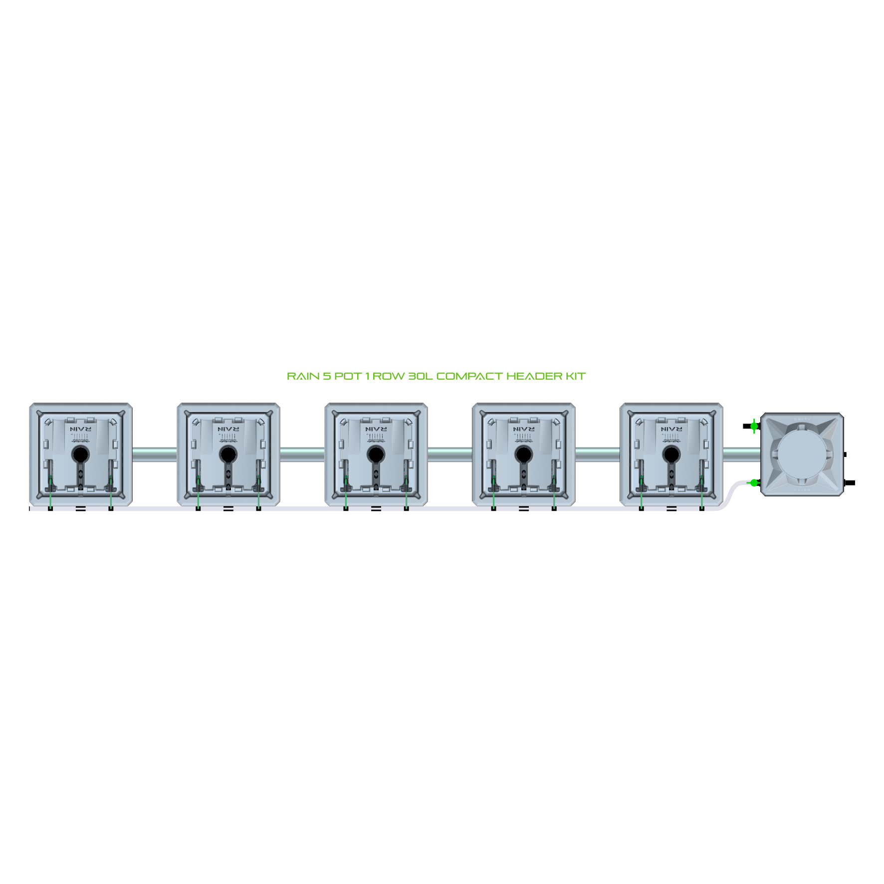 RAIN 5 Pot 1 Row Kit