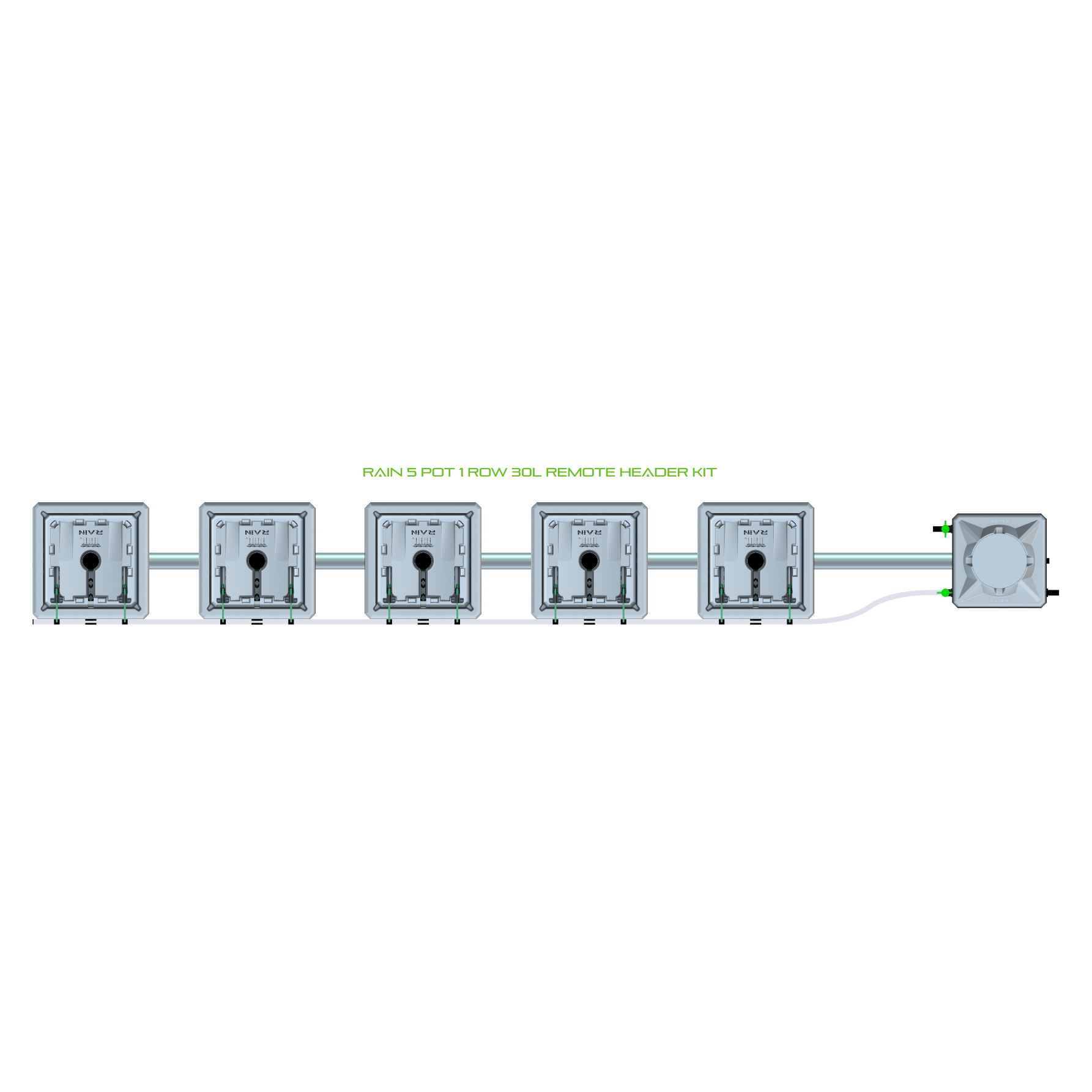 RAIN 5 Pot 1 Row Kit