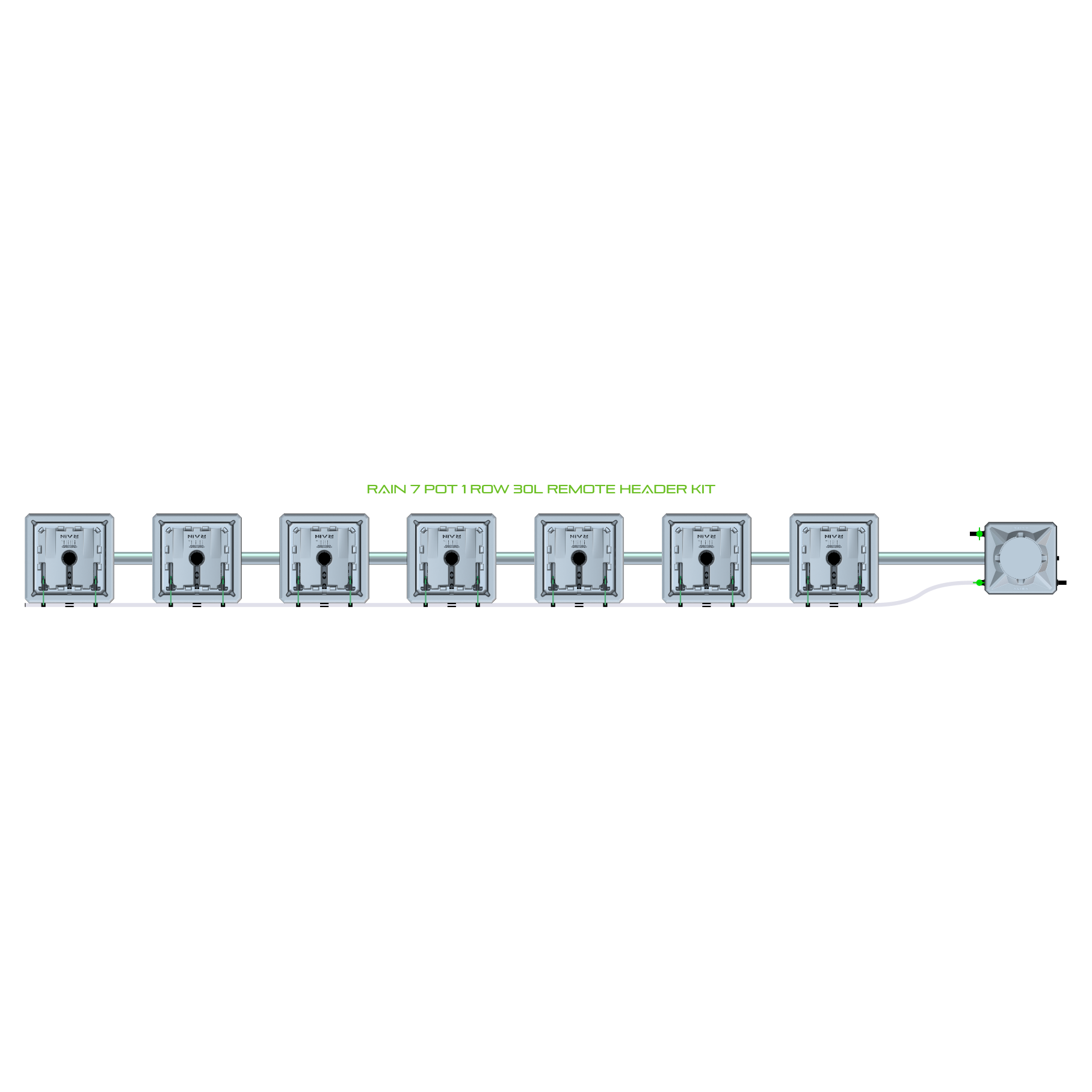 RAIN 7 Pot 1 Row Kit