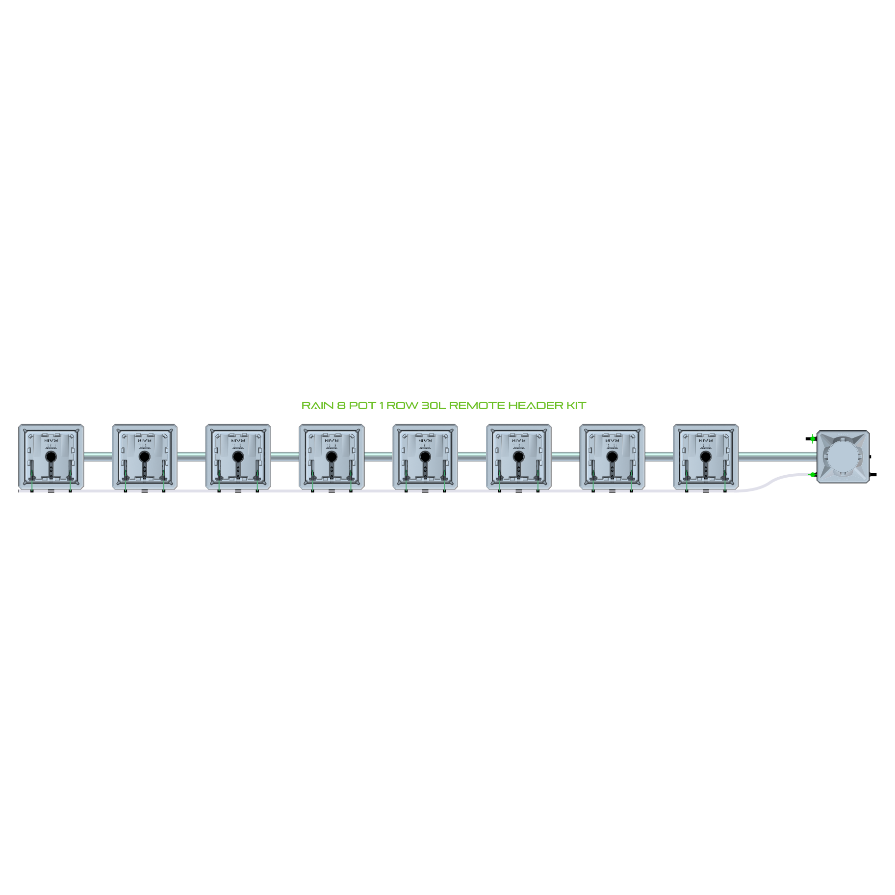 RAIN 8 Pot 1 Row Kit