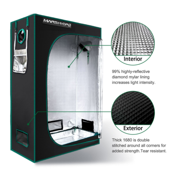 Mars Hydro 2' x 4' x 5.9' Indoor Grow Tent