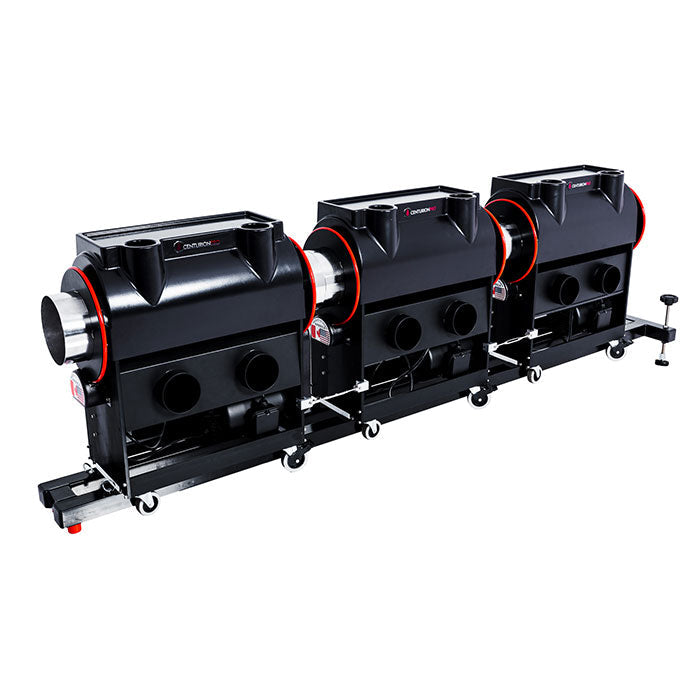 Centurion Pro Mini Triple Rail System for 3 Trimmers
