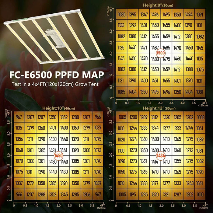 Mars Hydro 5' x 5' FC-E6500 LED Grow Tent Kit